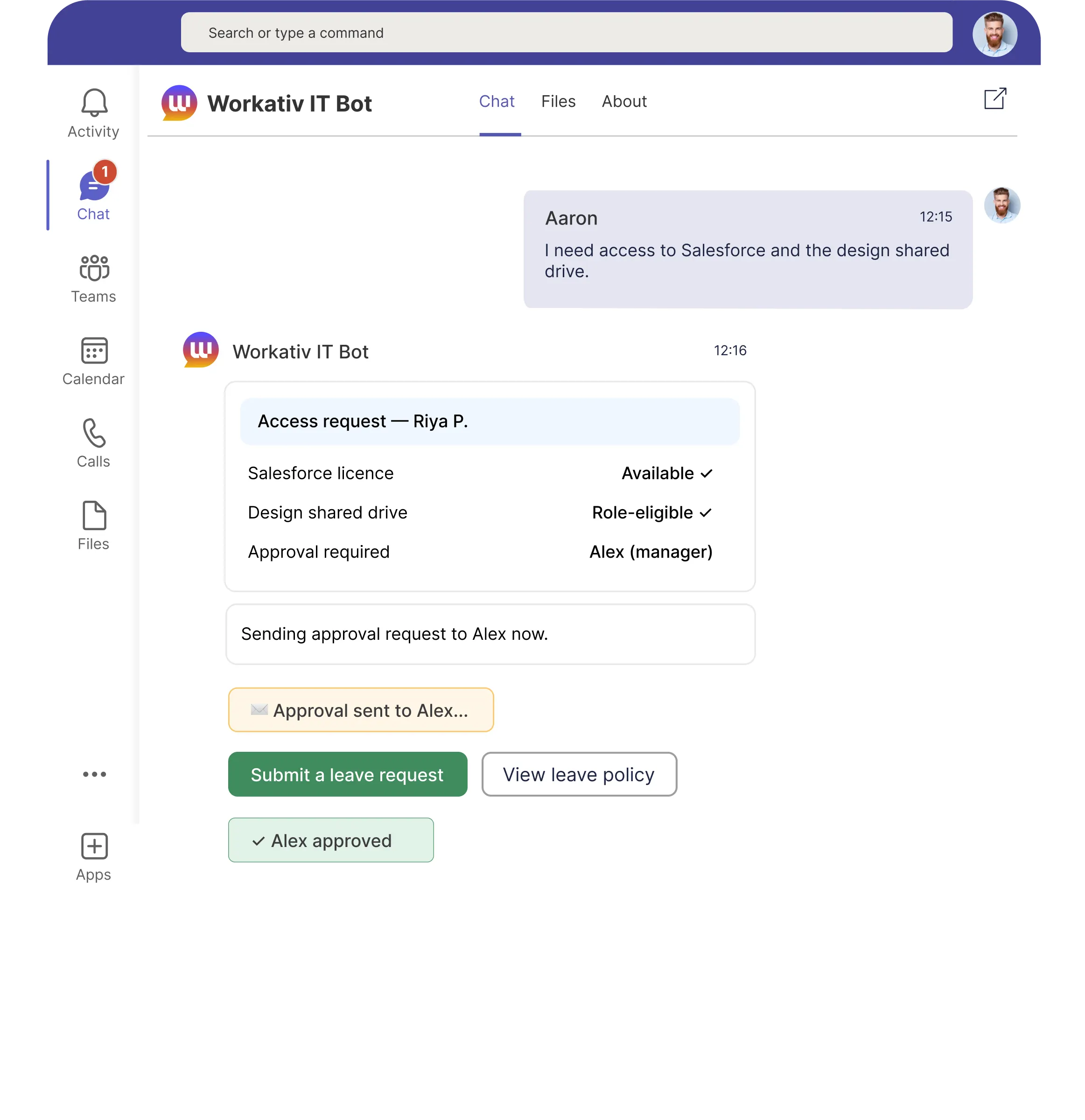 AI agents for IT helpdesk automation that resolve tickets before your team touches them.