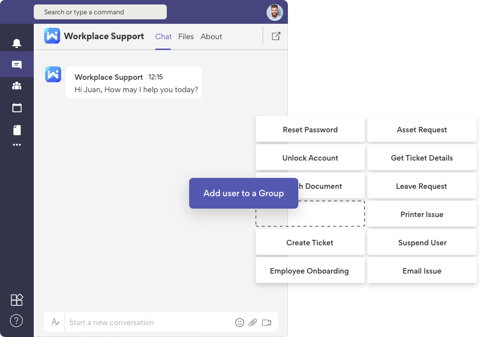 Workplace Support Bot
